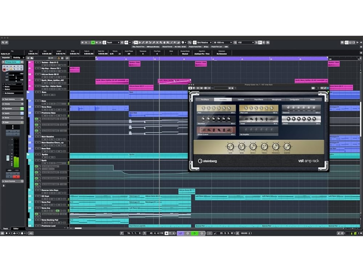 Cubase Artist-editing