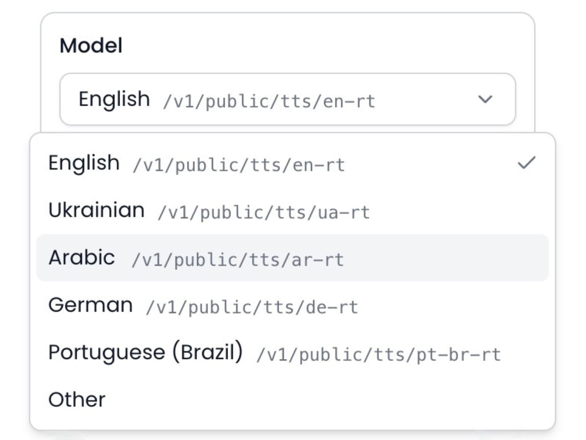 Respeecher voice library