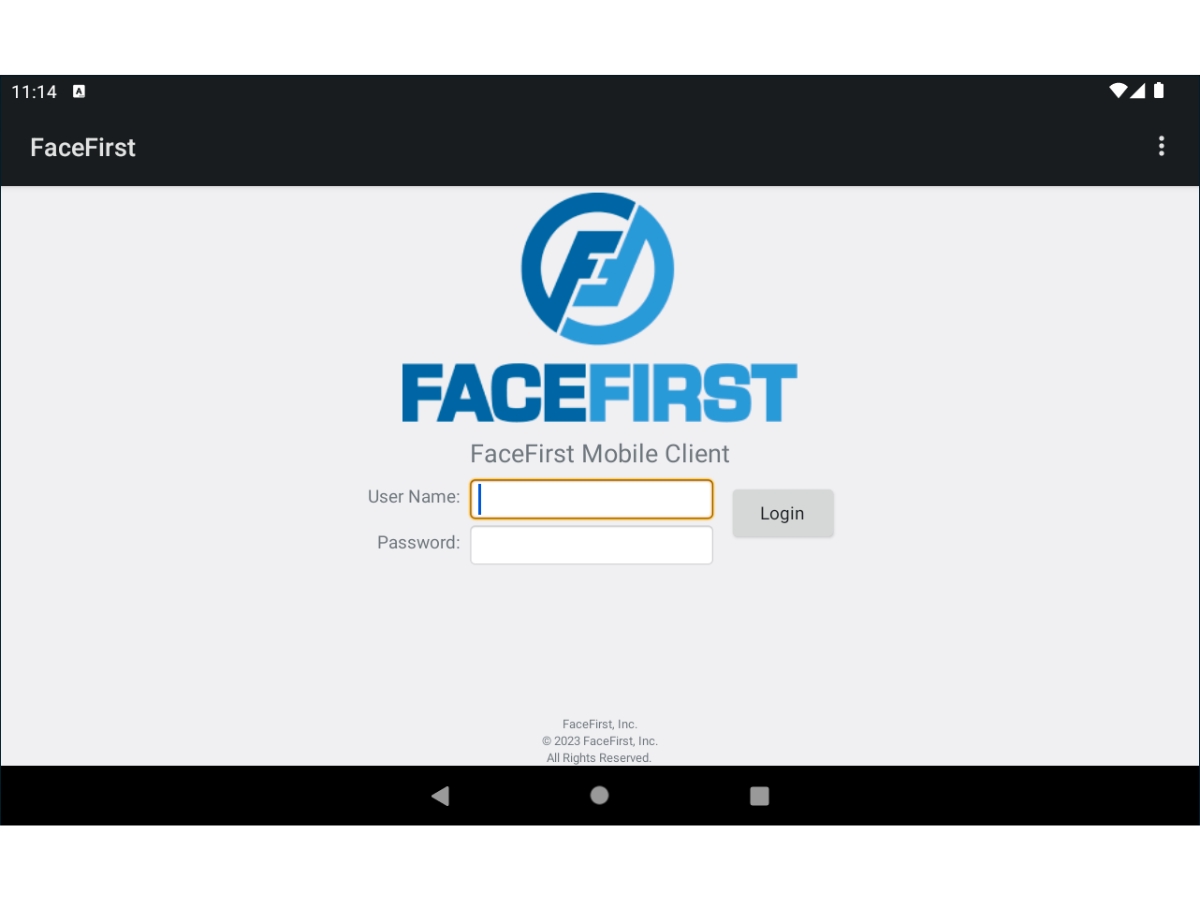 FaceFirst-login
