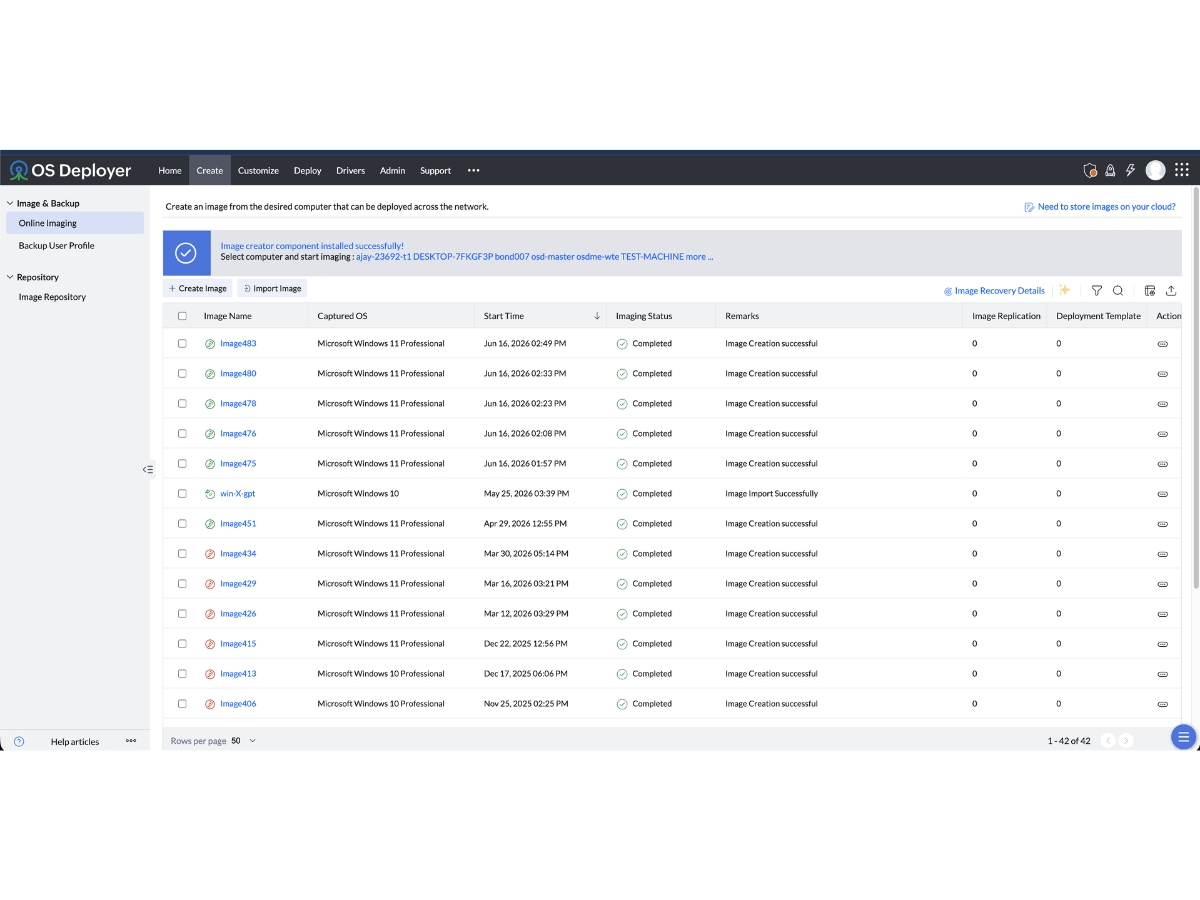ManageEngine OS Deployer-image-page