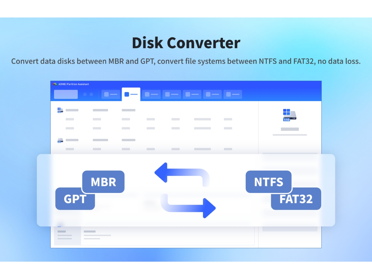 AOMEI Partition Assistant-converter