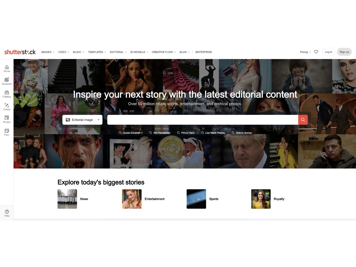 Shutterstock-dashboard