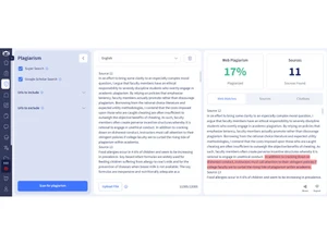 scribbr plagiarism checker-scoring