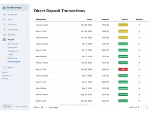 Wave Payroll transactions