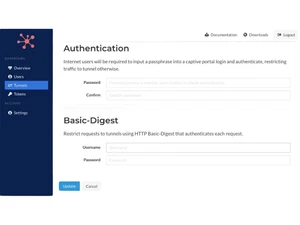 Packetriot authentication