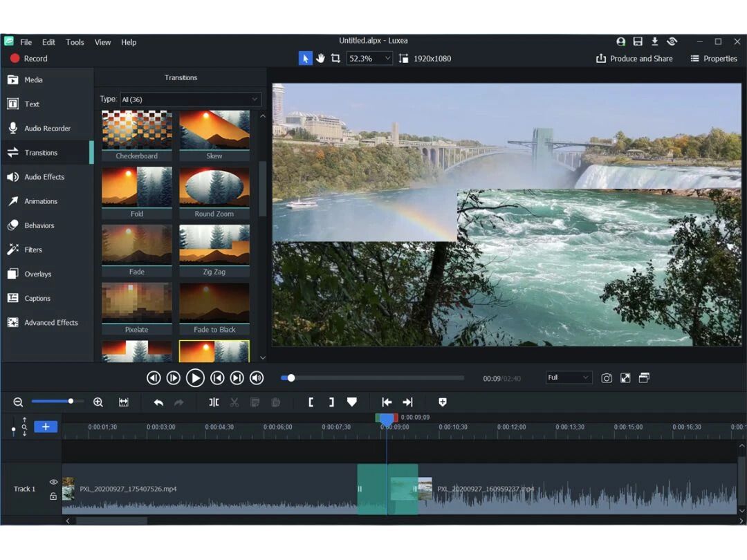 LUXEA transition