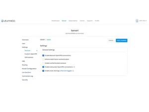 UTunnel VPN settings