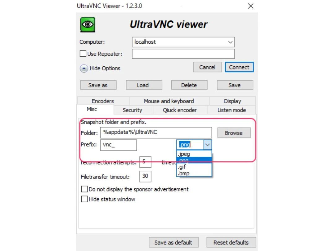 UltraVNC computer