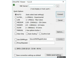 UltraVNC options
