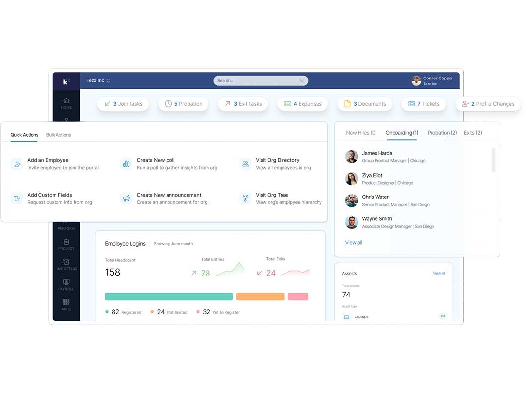 keka hr features