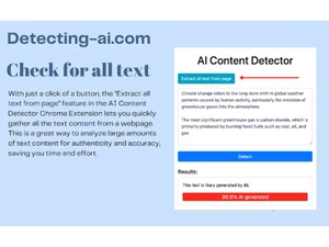 Detecting AI Chrome Extension