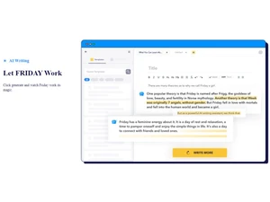 Friday AI writing