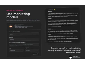 Gerwin Marketing Models