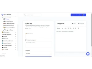 GravityWrite Ad Copy