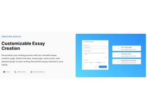 Charley AI-Versatile essay creation page