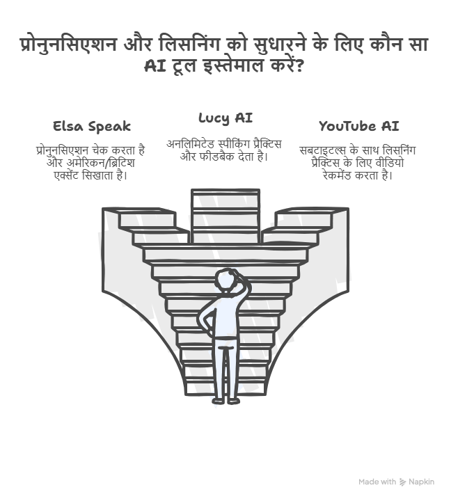 AI से प्रोनुनसिएशन और लिसनिंग सुधारें