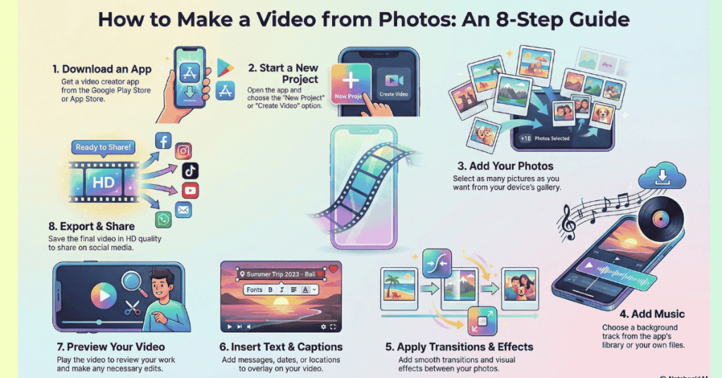 Easy Process Photo Se Video Banaye ke