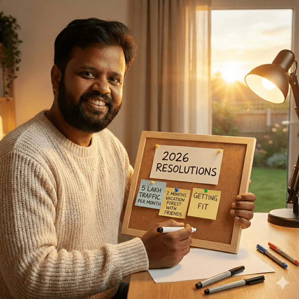 न्यू ईयर रेज़ोल्यूशन बोर्ड की फोटो