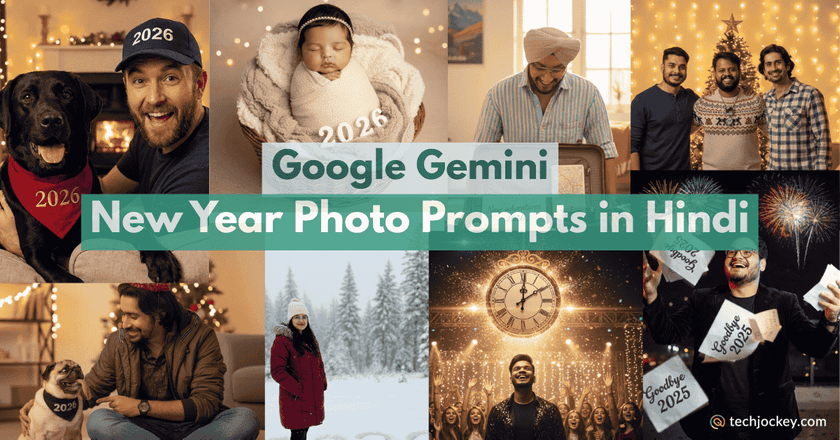 Gemini AI New Year Prompts 2026: AI Prompts से बनवाएं फोटो और सोशल मीडिया पर छा जाएं-feature image