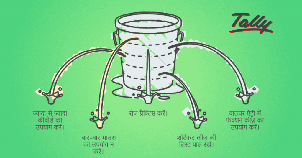 Tips to speed up work in Tally in hindi