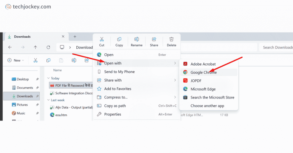 Remove the PDF password using Google Chrome