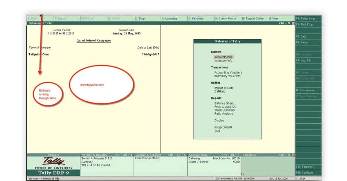 tally accounting solution