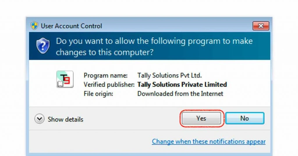 Download Tally ERP 9 - Step 3