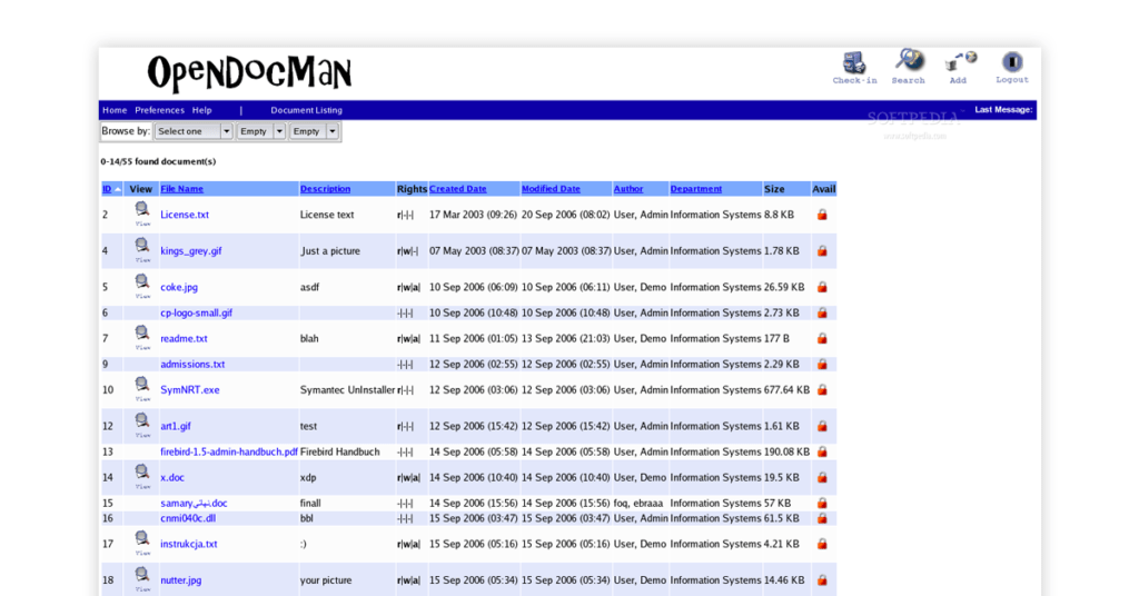 Document management software