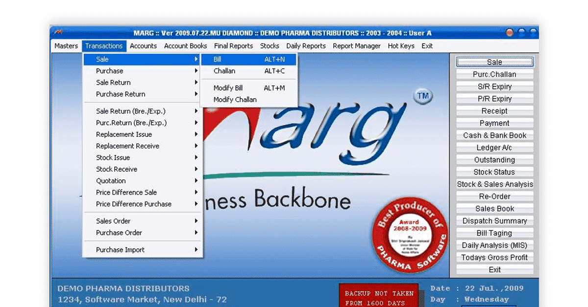 Marg Payroll Software