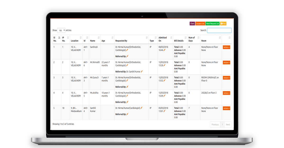 MocDoc HMS hospital management systems Image