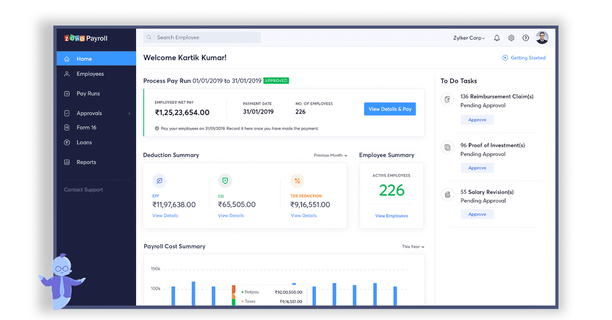 Zoho Payroll