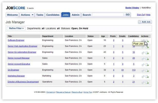 JobScore free software