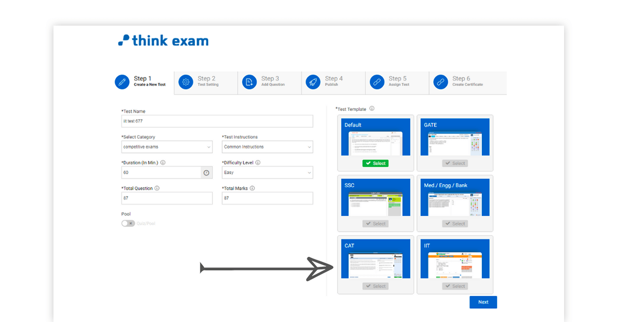 Open source online exam software