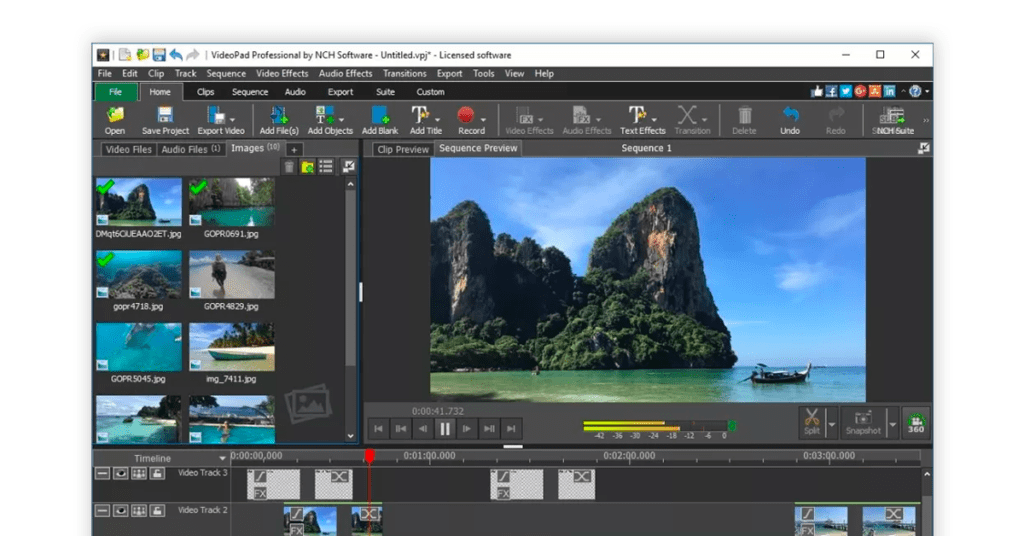 VideoPad Video Editor Image