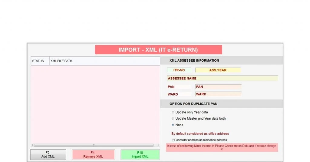 income tax return software | EasyOffice