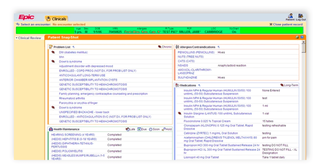 EpicCare EMR Image