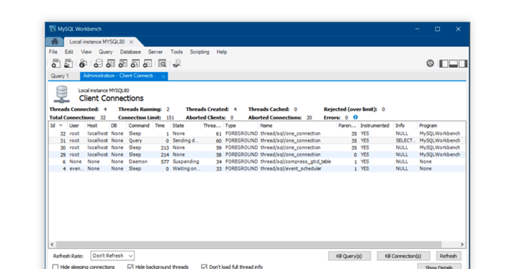 Free simple database management system