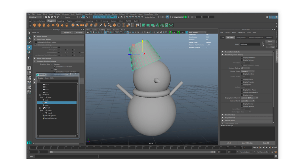 Maya 3d Interface