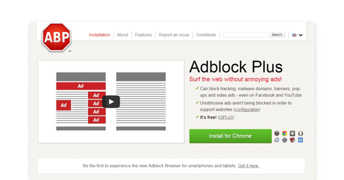 Adblock chrome