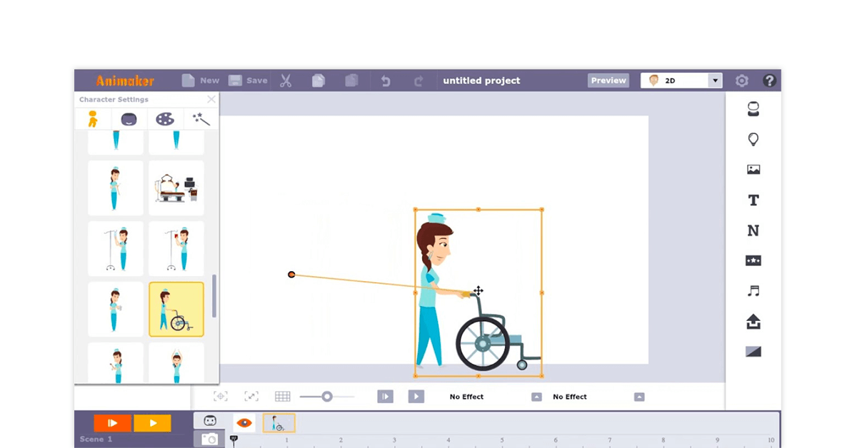 Whiteboard video maker