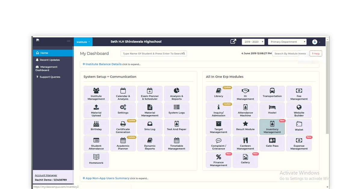 Student information system software