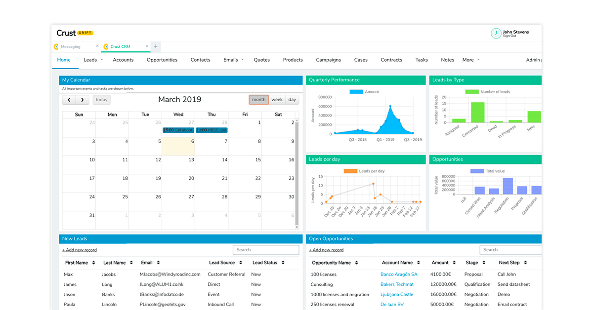 customer management system