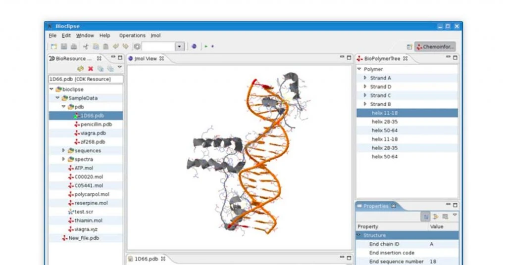 Bioclipse bioinformatics software for Linux