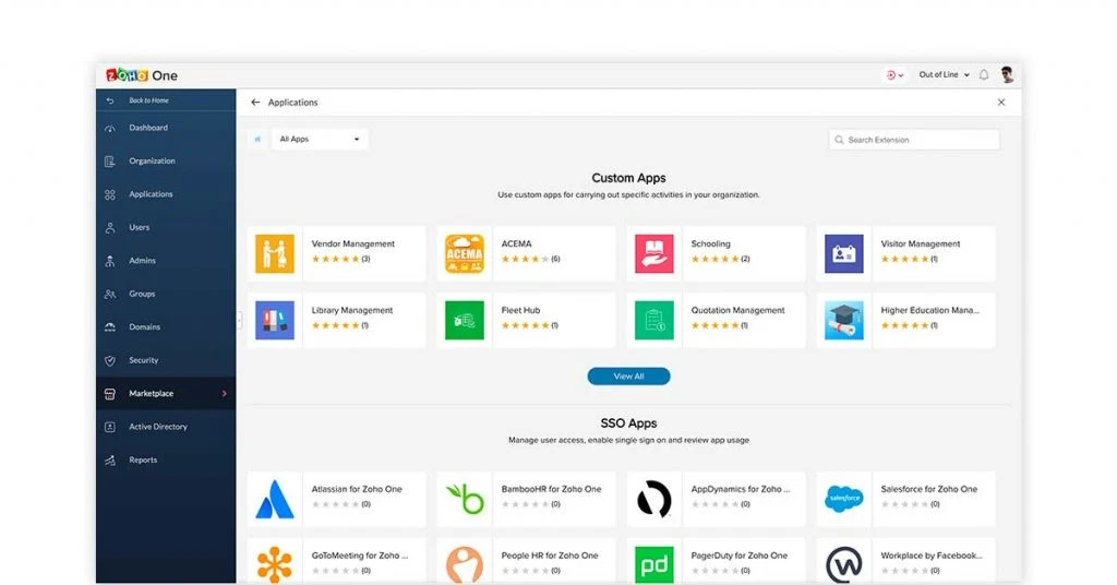 zoho crm software, best saas tools