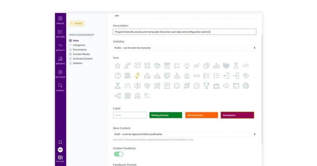 Documize knowledge management platform