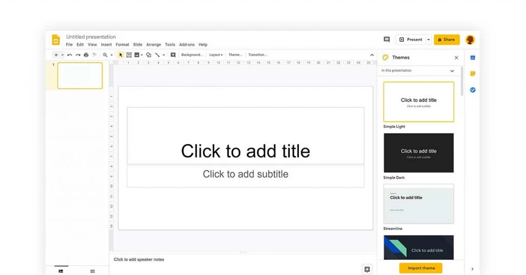 Google Slides | Best free presentation software