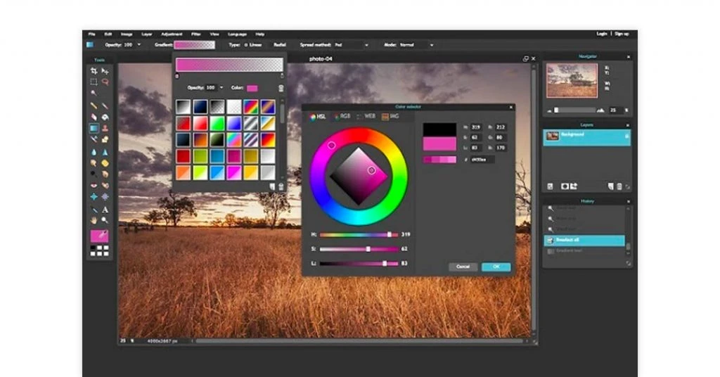 AI-powered photo editing and design tool