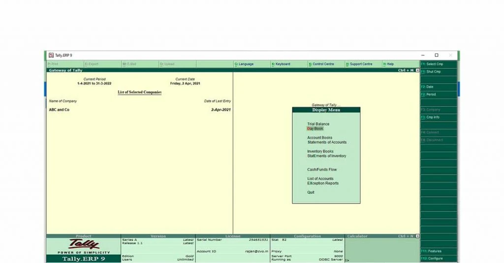 Performa Invoice in Tally ERP 9