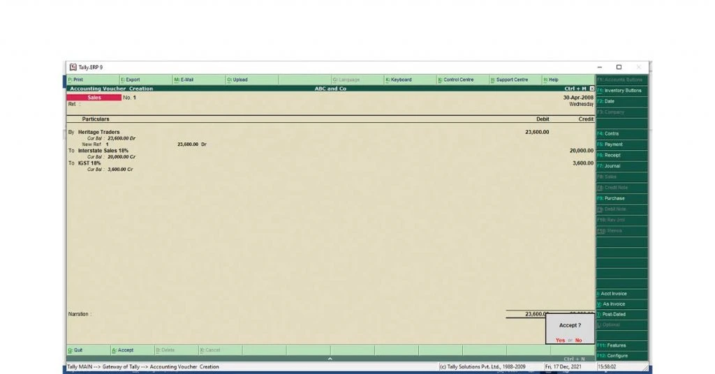 How to Record Sales & Purchase Entry in Tally with GST