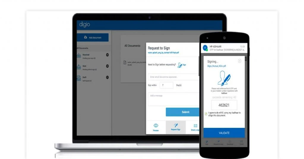 aadhaar based e signature